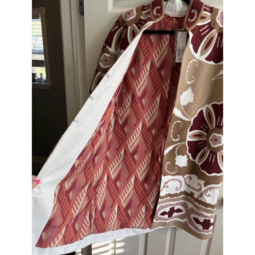 SOFT SURROUNDINGS Alden Tapestry Embroidered Jacket Coat Sz M (10/12) NWT $250 - Picture 14 of 16